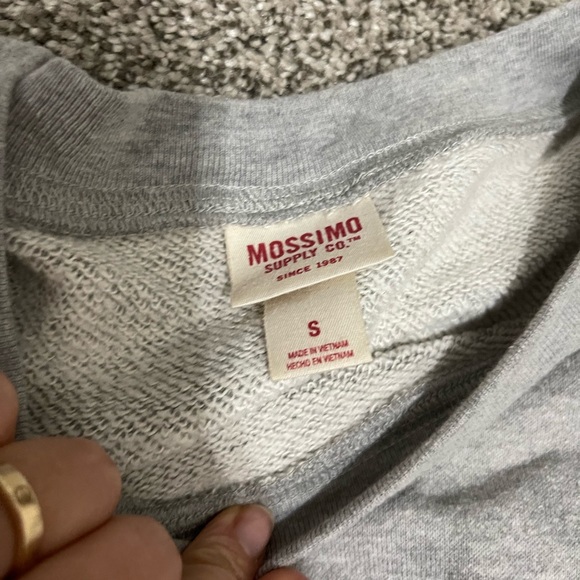 Mossimo Supply Co. Gray Sweater with Pearl Details - Picture 3 of 3